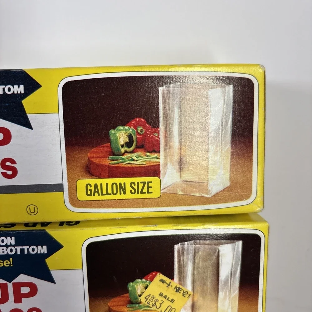 Glad Heavy Weight 20 Gallon Size Stand Up‎ Storage Bags - Vintage NOS 80 Bags